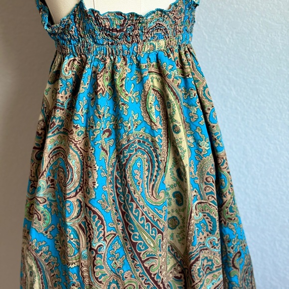 Derek Heart Boho Paisley Cotton Sundress – Size Large - Picture 9 of 11